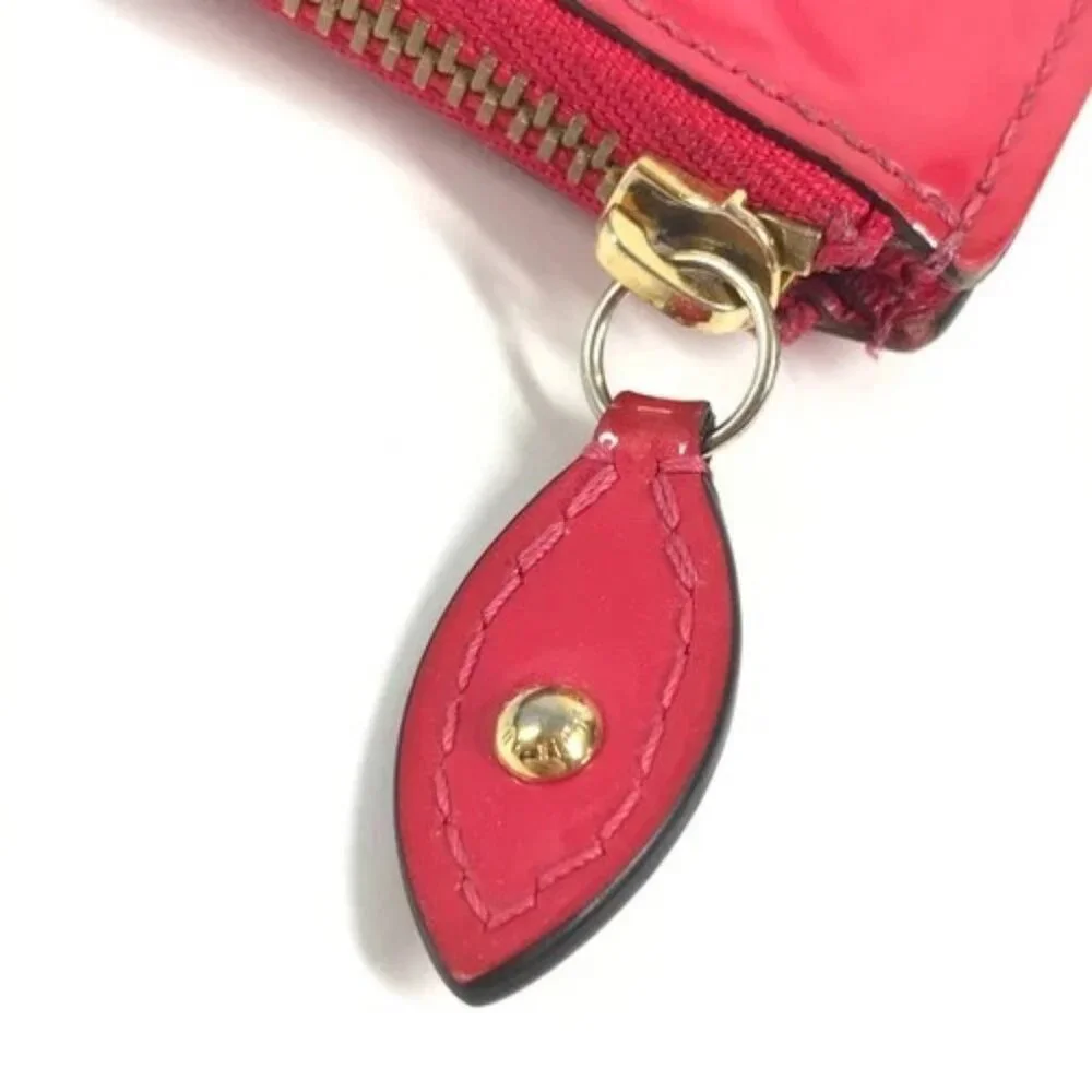 LOUIS VUITTON M90312 MonogramVernis Pochette Cles NM Coin purse with key ring